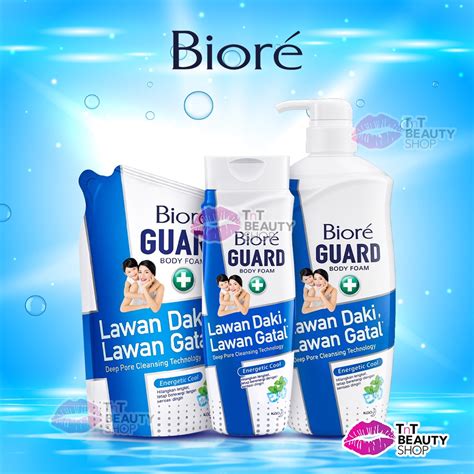 Jual Biore Body Foam Guard Energetic Cool 250ml 450ml 550 Ml