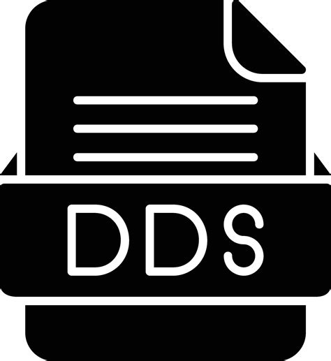 Dds File Format Line Icon 28644628 Vector Art At Vecteezy