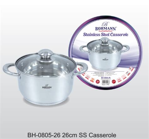 Cratita Bohmann Din Inox Cu Capac Yena L