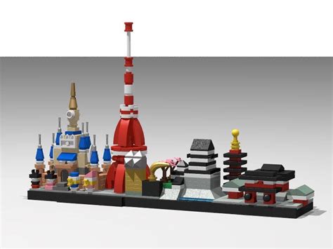 Finished Tokyo Skyline MOC : lego