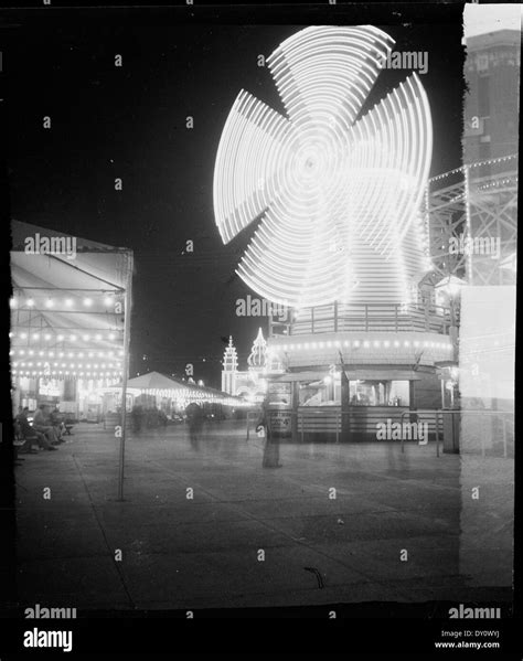 Luna Park Lighted Windmill Nov 1948 From Series 02 Sydney People