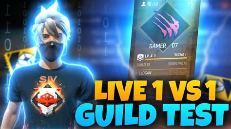 Free Fire Live Telugu Guild Trails V Youtube