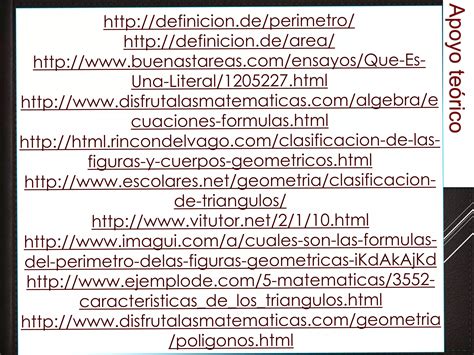 Explicación del significado de fórmulas geométricas al considerar las