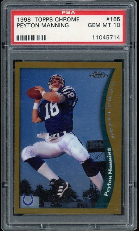 Peyton Manning Rookie Cards A Comprehensive Collector S Guide Card