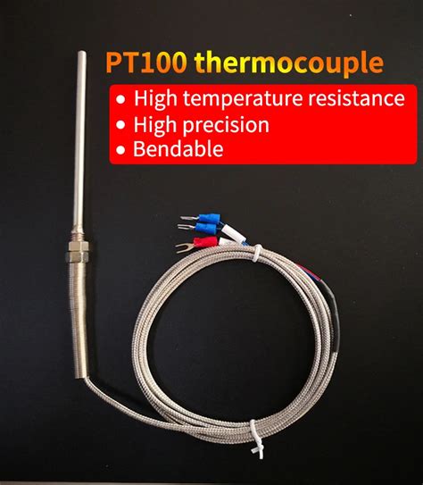 Multim Tre Sonde Thermocouple Type K Pt Filetage M Fils