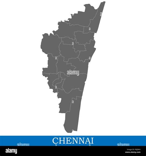 Chennai District Map