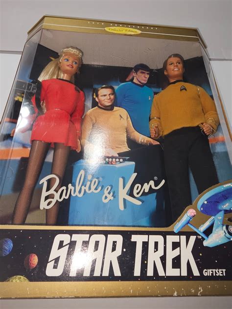 Star Trek Barbie And Ken Collector S Dolls Etsy