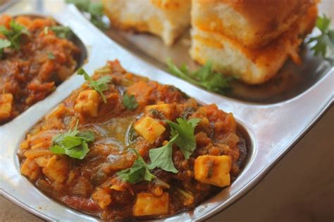 Paneer Pav Bhaji Recipe Mumbai Street Food Recipe Yummy Tummy