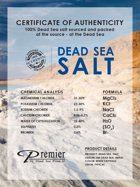 Dead Sea Aromatic Salt Scrub Exotic Scent Dead Sea Premier® Mineral