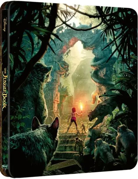 THE JUNGLE BOOK Neel Sethi 4K Ultra HD Blu Ray Disc Steelbook NEU