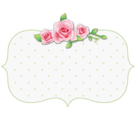 Flower Name Tags Free Printables