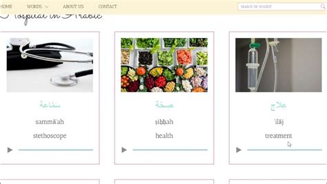 Arabic Vocabularies For Hospitals Learn Arabic Youtube