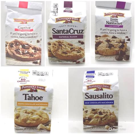 Pepperidge Farm Soft Baked And Cookies คุกกี้แบบนิ่ม และแบบกรอบ เปปเปอร์ริดจ์ ฟาร์ม ลอทใหม่ล่าสุด