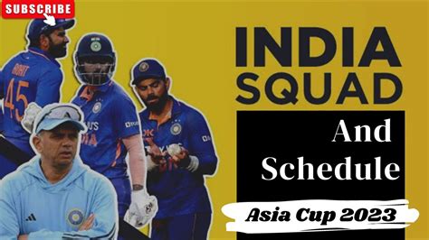 India S Matches Dates And Time In Asia Cup Ind Vs Pak Match Timing