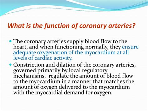 PPT - CORONARY CIRCULATION PowerPoint Presentation, free download - ID ...