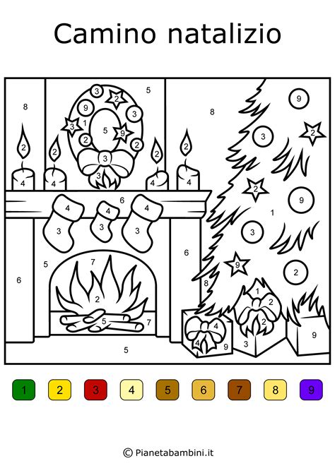 Conta E Colora Disegni Da Colorare In Base Ai Numeri
