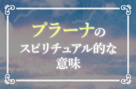 プラーナとはスピリチュアル的な意味と見える人の体験談を紹介 未知リッチ