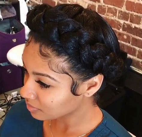 Braided Crown Hairstyles For Black Hair