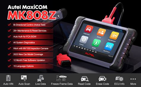 Amazon Autel Scanner MaxiCOM MK808Z Android 11 Based Bi