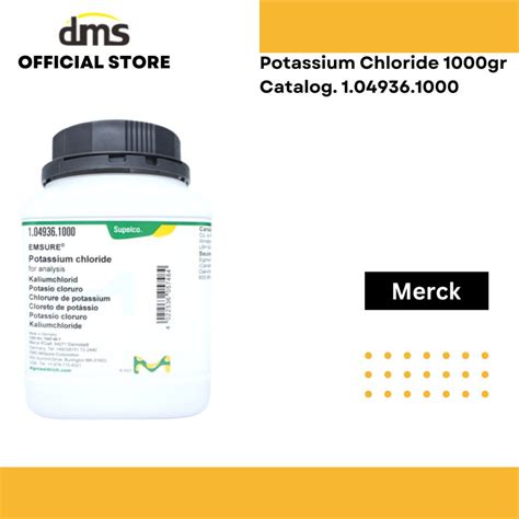 Jual Potassium Chloride 1kg Merck Shopee Indonesia