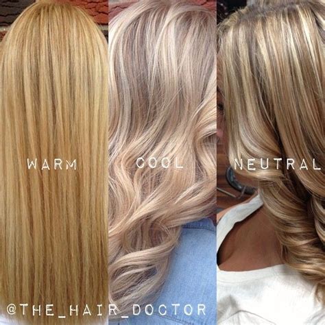 The Difference Between Warm Cool And Neutral Blondes Neutral Blonde