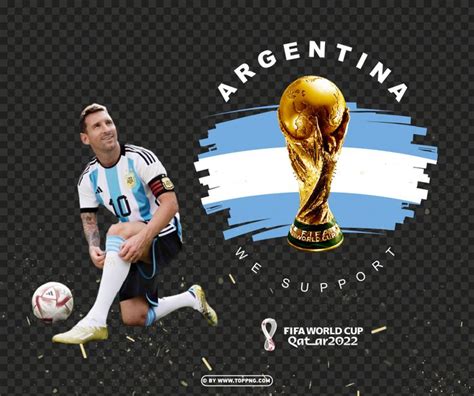 Messi With Trophy Fifa World Cup 2022 Png - Image ID 488318 | TopPNG ...