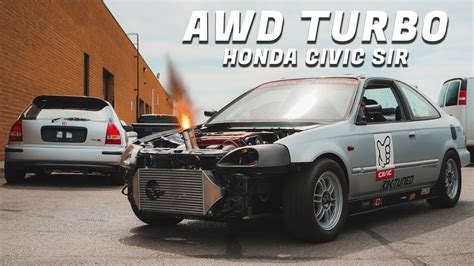 Awd Big Turbo Civic Dyno Day Youtube