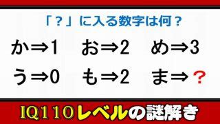 謎解き解けたら超気持ちいいナゾ問題5問 ネタファクト