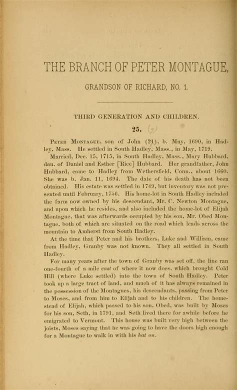 History and genealogy of the Montague family of America, descended from ...