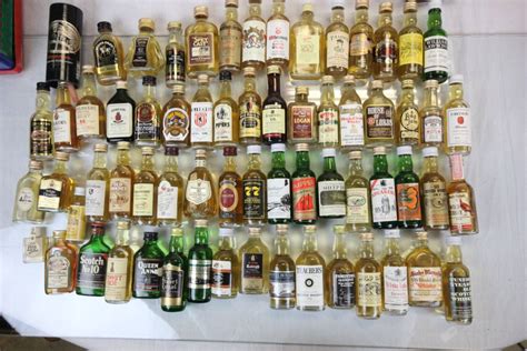 Whiskey Miniatures Collection Of Over 100 Miniatures Bottles