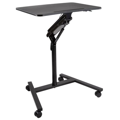 Mobile Standing Desk w/ Locking Wheels – Mount-It!