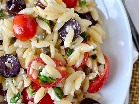 Mediterranean Orzo Salad Recipe Dandk Organizer