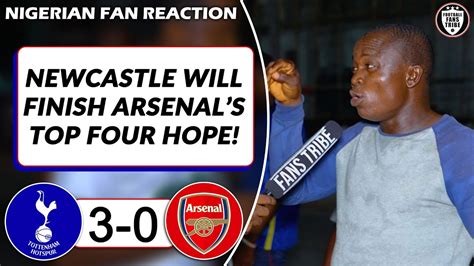 Tottenham Arsenal Henry Nigerian Fan Reactions Premier League