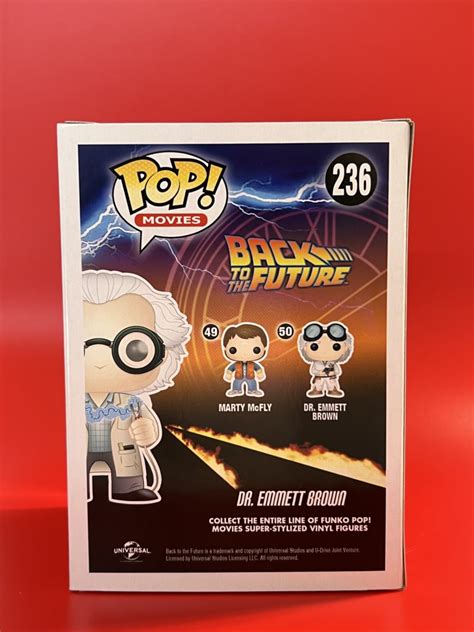 Funko Pop Back To The Future Dr Emmett Brown With Cables