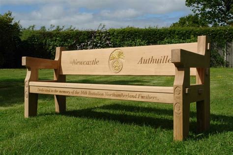 Oak Memorial Benches Hand Made In The United Kingdom