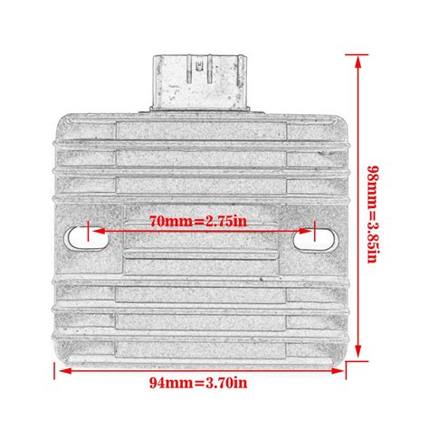 TCMOTO 32800 42F00 Rectificador Regulador De Voltaje De 12v Para