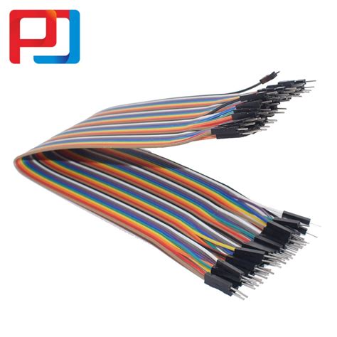 Male To Male MM 40pcs Dupont Jumper Wire DIY Experiment Breadboard