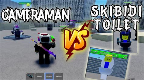 Cameraman VS Skibidi Toilet Skibid Toilet Siege Defense ROBLOX