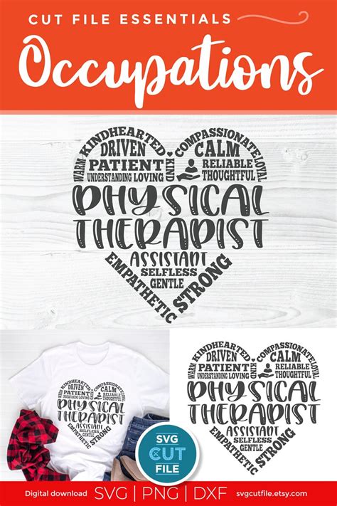 Physical Therapist Assistant Svg Physical Therapy Assistant Etsy