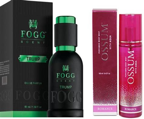 Fogg Combo Pack Of Ossum Romance Perfume 1 + Fogg Trump Perfume Extrait ...