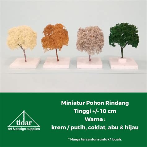 Jual HR Miniatur Pohon Cabang 10 CM Tanaman Rindang Maket