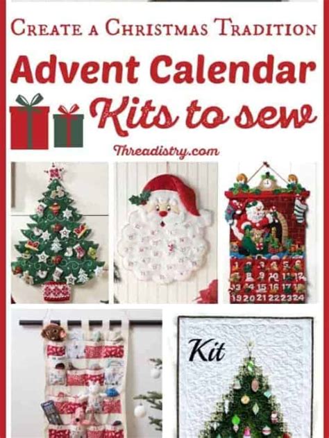 Craft A Christmas Heirloom Advent Calendar Kits To Sew Story Threadistry