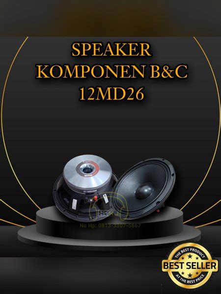 Jual Speaker Komponen Inch Bnc Md Speaker B C Md Di Lapak