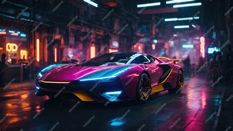 Premium AI Image | Neon Nexus A Cyberpunk Laboratory of Futuristic ...
