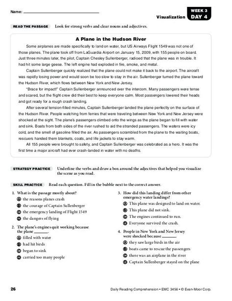 Reading Comprehension 5th Grade Pdf Free