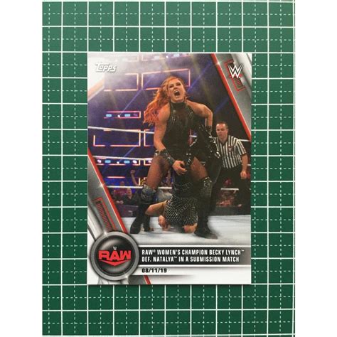 Topps Wwe Women S Division Raw Women S Champion Becky Lynch