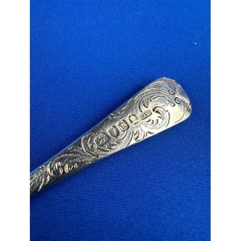 Georgian Hallmarked Silver Sugar Sifter Spoon G