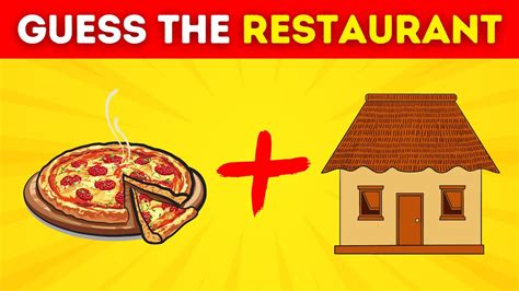 Guess The Fast Food Restaurant By The Emojis YouTube