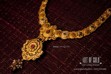 Antique Bridal Necklace | Art of Gold Jewellery, Coimbatore