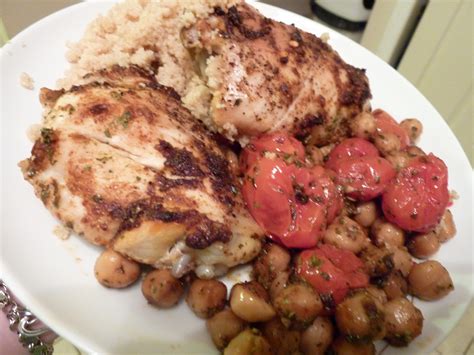 Good Chef, Bad Chef: Roasted Chicken Breast w/ Garbanzo Beans, Tomatoes and Paprika